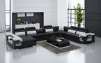 Talos Modern U-Shape Leather Sectional
