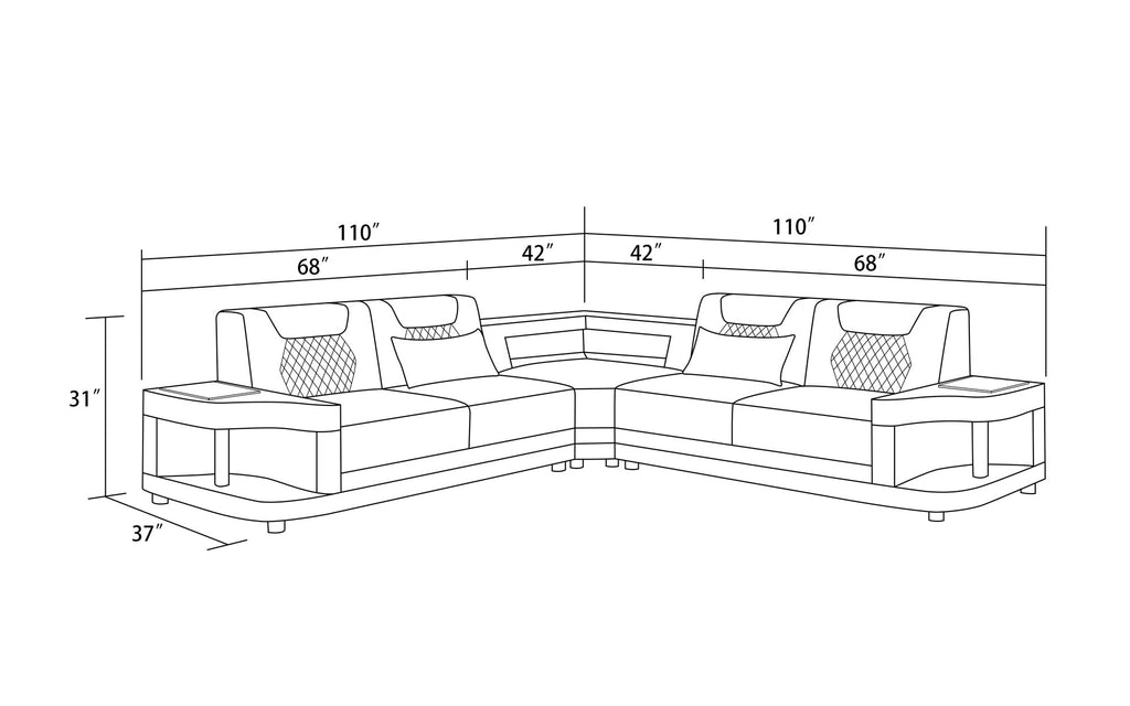NEXA Corner Sectional Sofa